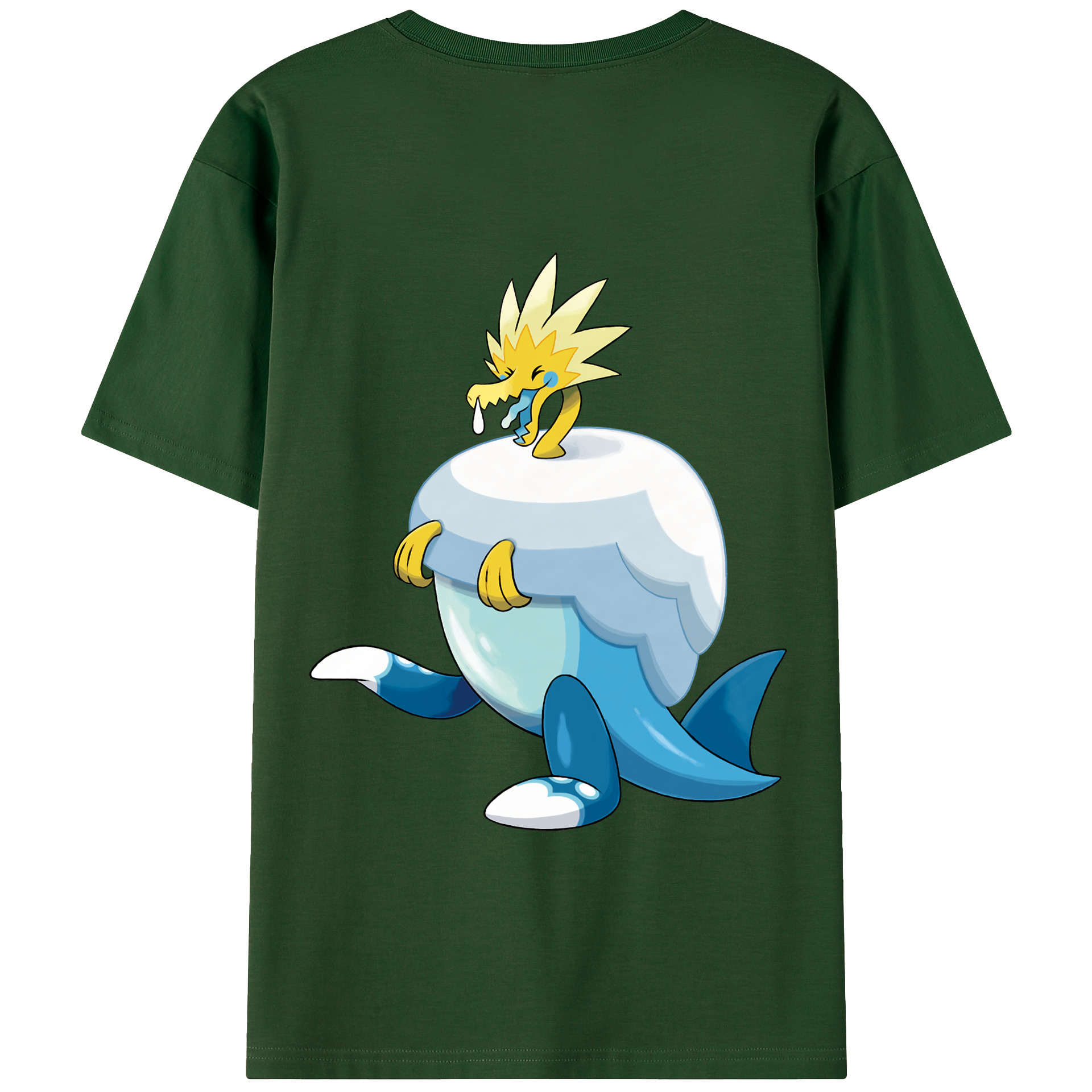 （画像用） ポケットモンスター Pokémon 綿100％半袖Tシャツ（背面プリント）
